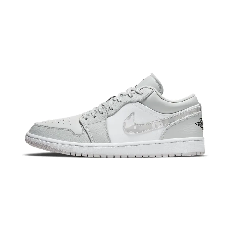 Air Jordan 1 Low SE ‘White Camo’ “White / Grey Fog / Vast Grey / Photon Dust” (DC9036-100)
