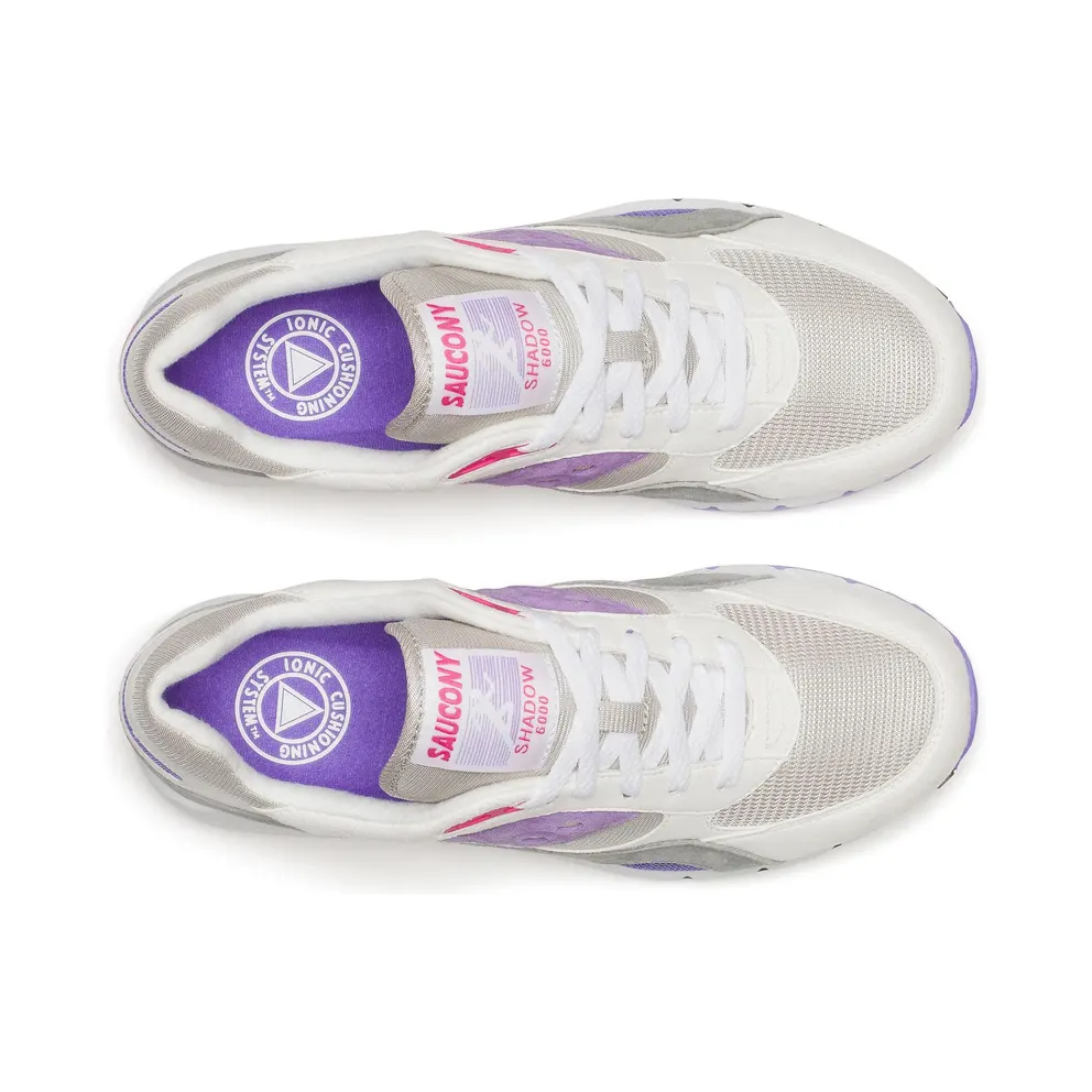 SAUCONY Shadow 6000 “White / Grey / Purple” (S70441-2)