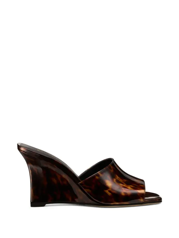 Stuart Weitzman Vinnie Mules with sleehak – Brown (SN848Q1R)