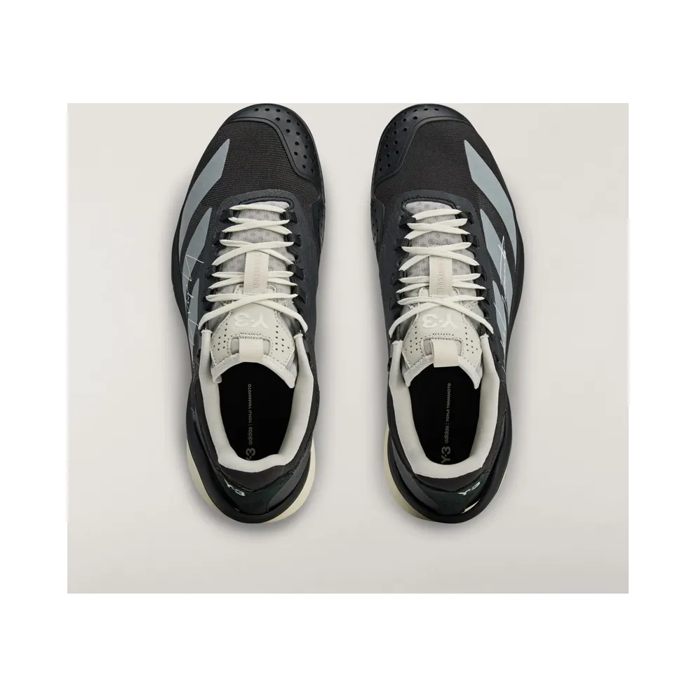 Adidas Y-3 Adizero Cybersonic 2 Tennis Shoes Black / Orbit Grey / Black (JR4348)