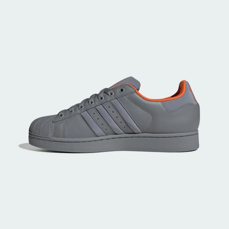 Adidas Superstar II Grey / Grey / Orange (JS2835)
