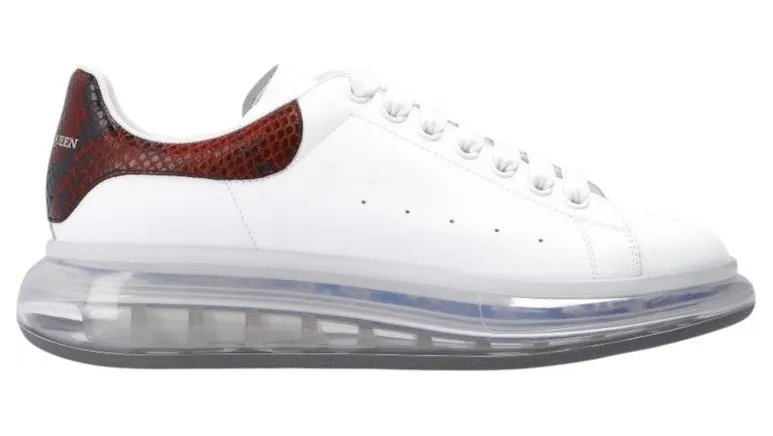 Alexander McQueen Oversized White Walnut Transparent (645872 WHZ4P 9574)