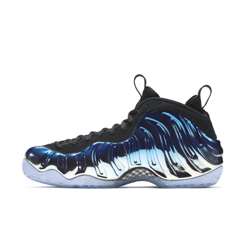 Nike Air Foamposite One Blue Mirror Metallic Silver/Black-Dark Neon Royal-White (575420-008)