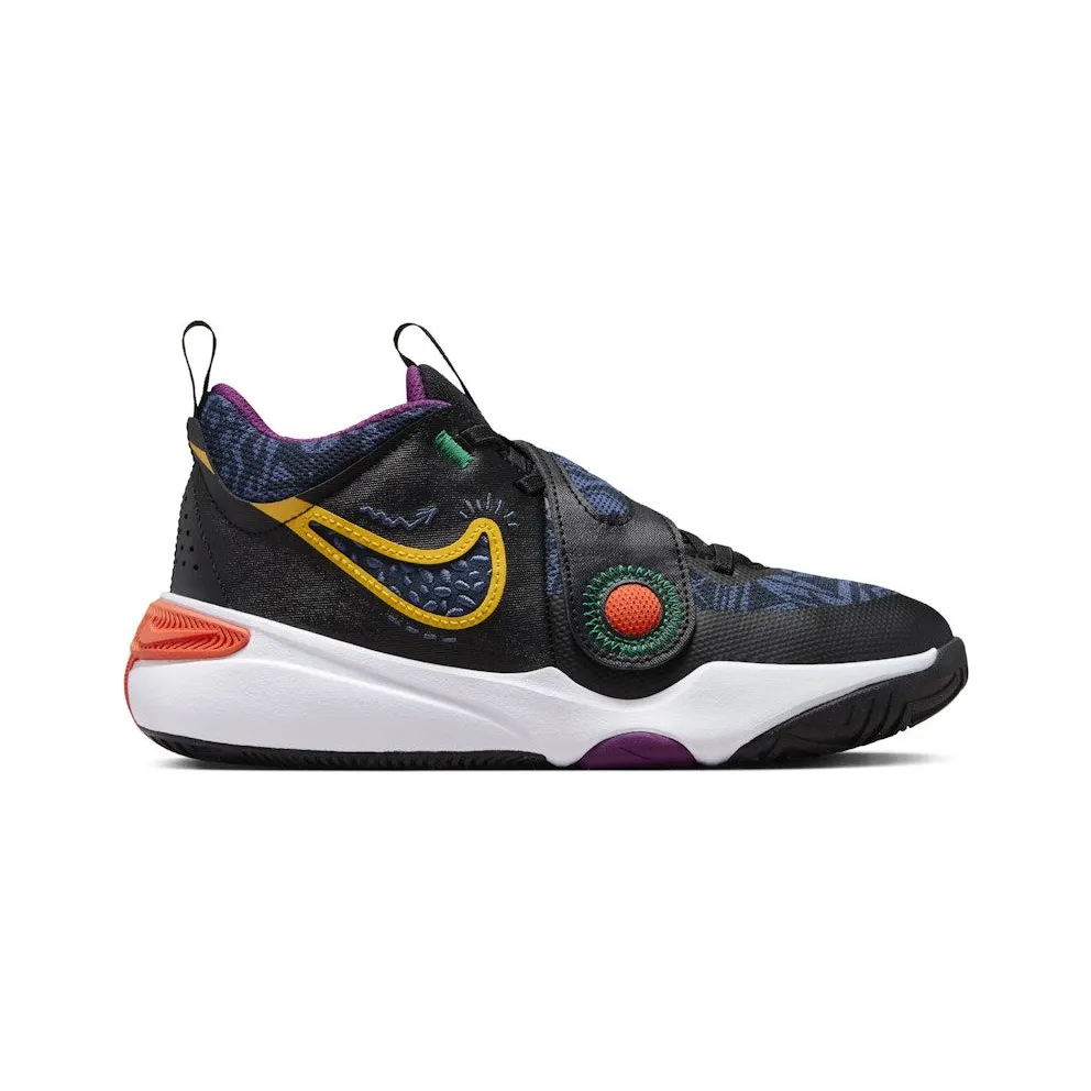 Nike Team Hustle D 11 SE Black Mystic Navy Cosmic Clay University Gold (FQ7375-001)