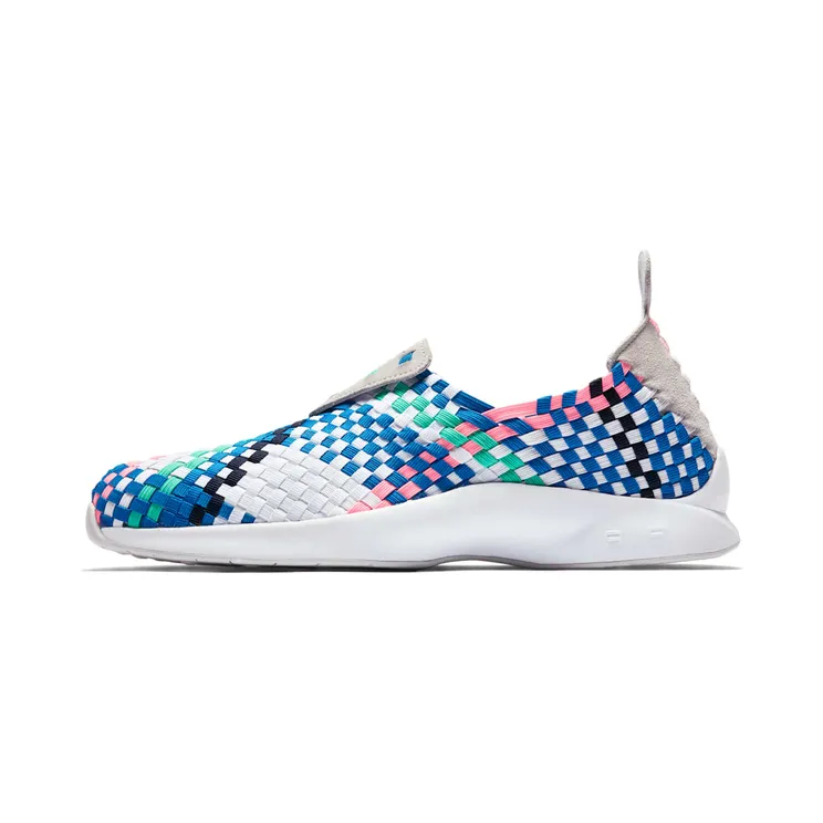 Nike Air Woven “Pure Platinum / White / Blue Nebula / Obsidian” (312422-008)