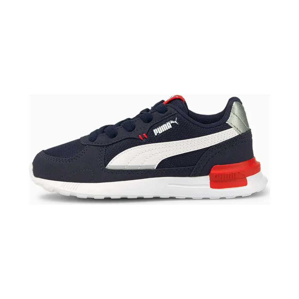 PUMA Graviton AC Kids’ Peacoat/White/High Risk Red (381988-04)
