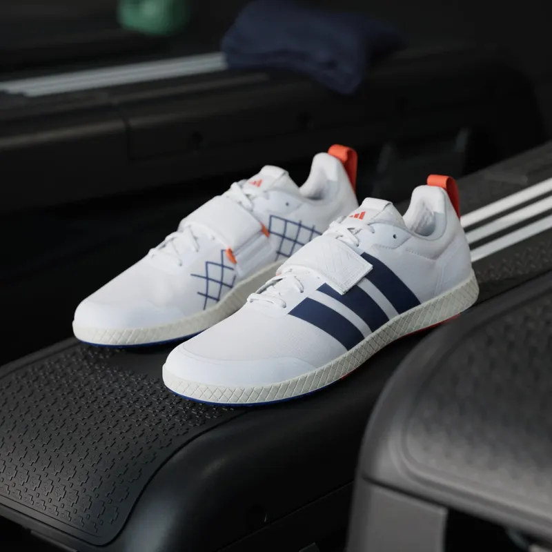 Adidas The Total Gewichthefschoenen Cloud White / Dark Blue / Royal Blue (JP9868)
