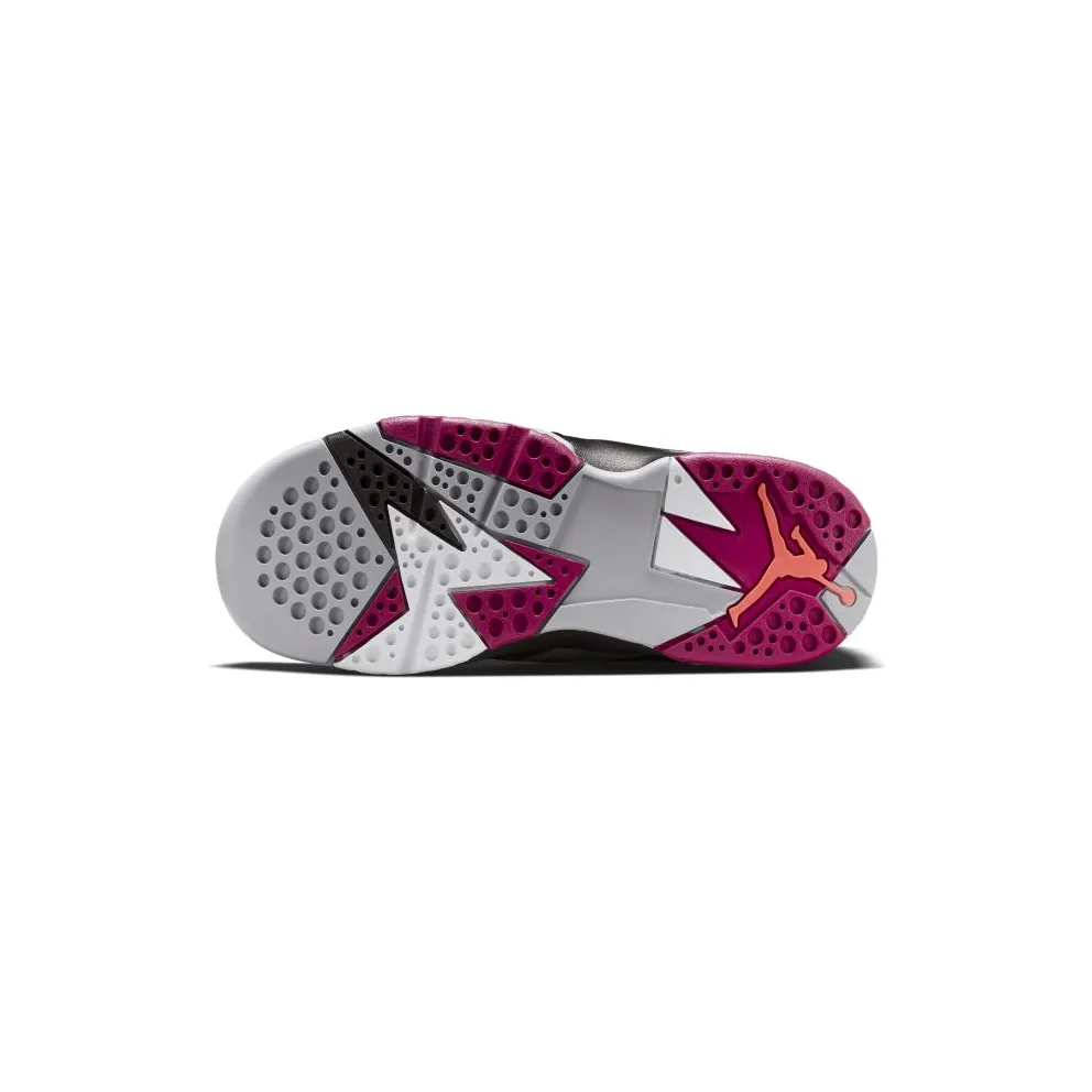 Jordan 7 Retro Sport Fuschia (GS) Black/Sport Fuschia-Cool Grey-Wolf Grey (442960-008)