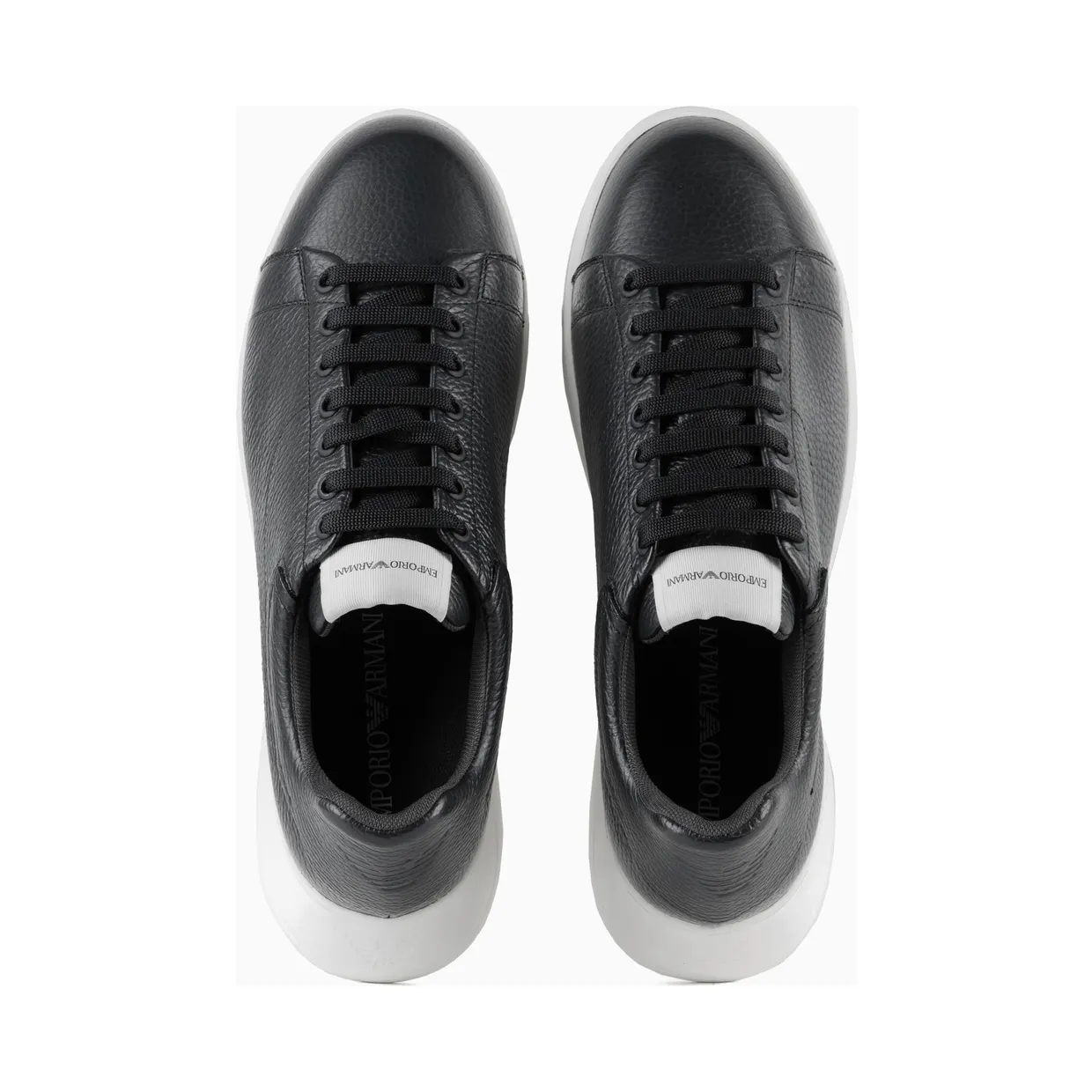 Armani Emporio Armani aus strukturiertem Leder “Black” (EM003663AF19999UC001) (3)