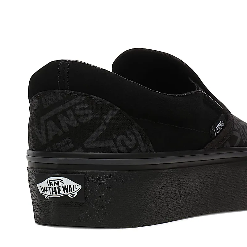 VANS Vans 66 Classic Slip-on Platform Shoes (Black)