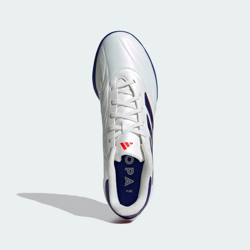 adidas Copa Pure 2 League Turf Cloud White Lucid Blue Solar Red (IG6407)