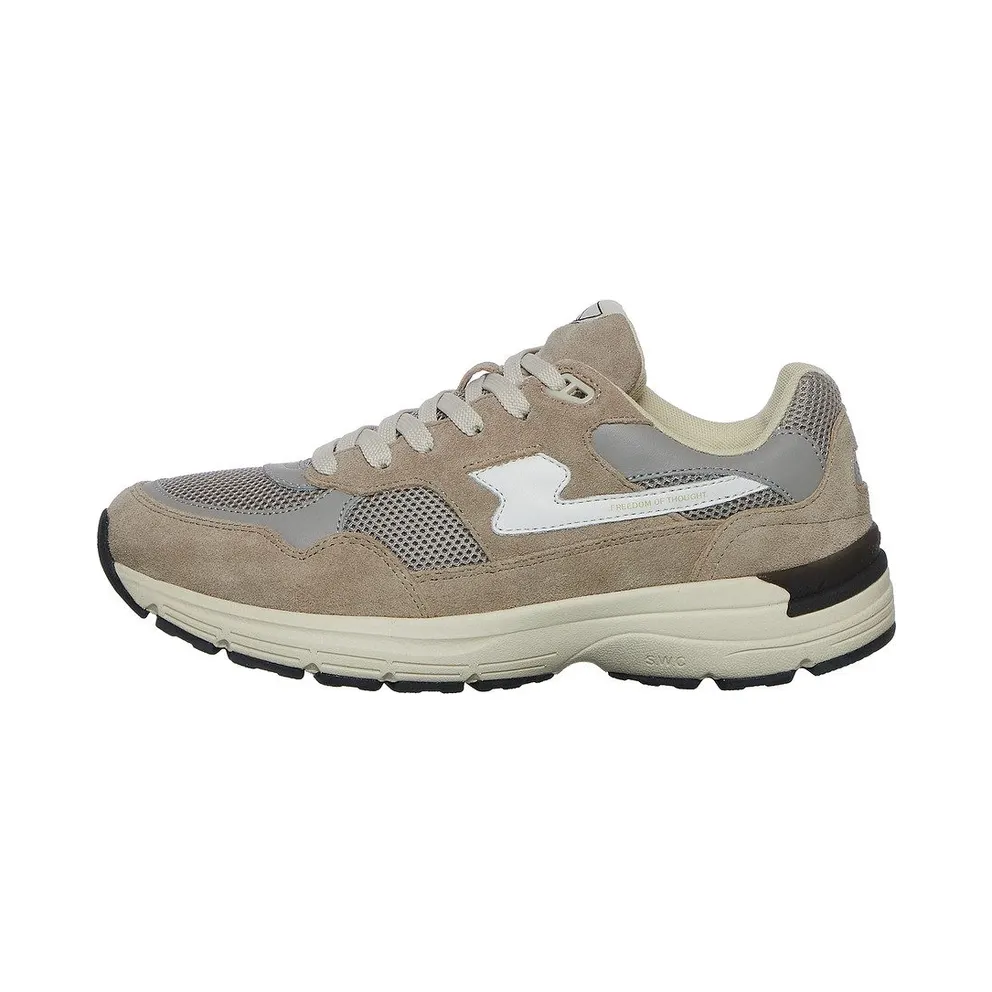 Stepney Workers Club Amiel S-Strike Suede Mix Light Grey (YP01535)