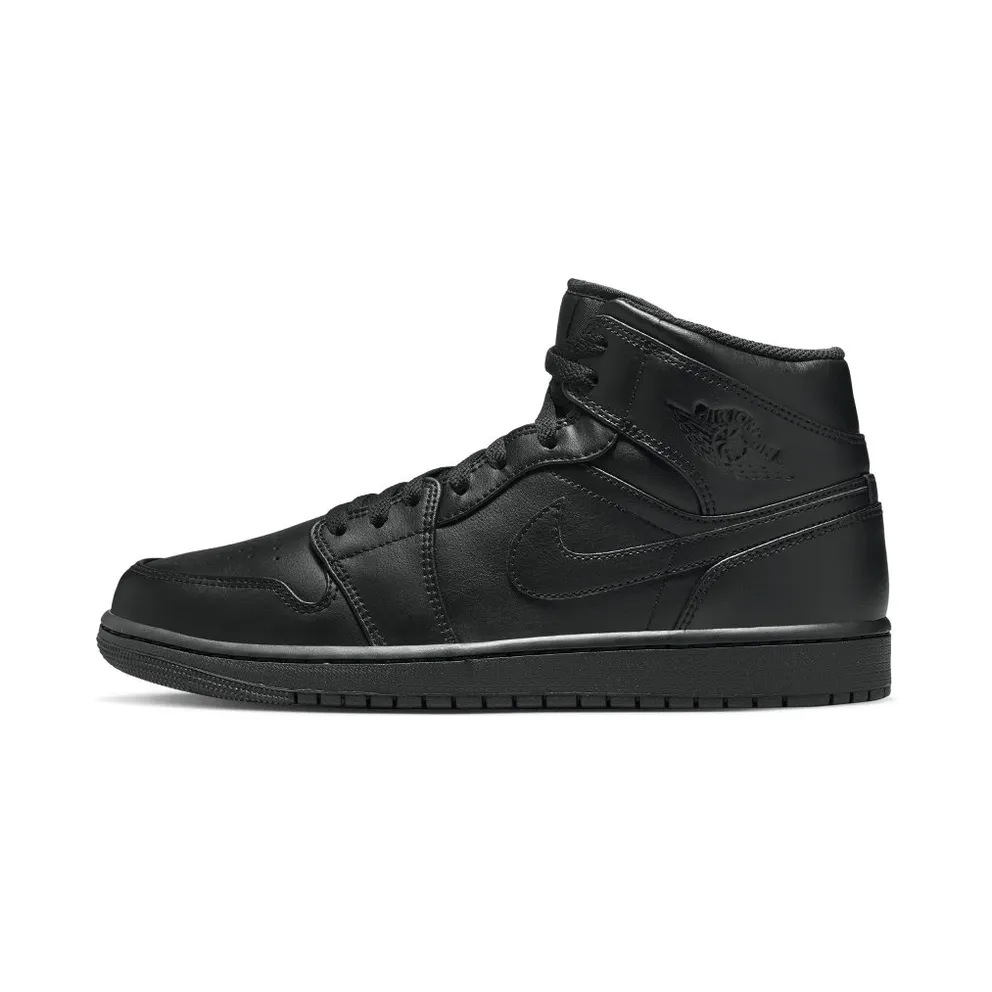 Air Jordan 1 Mid Black (554724-093)