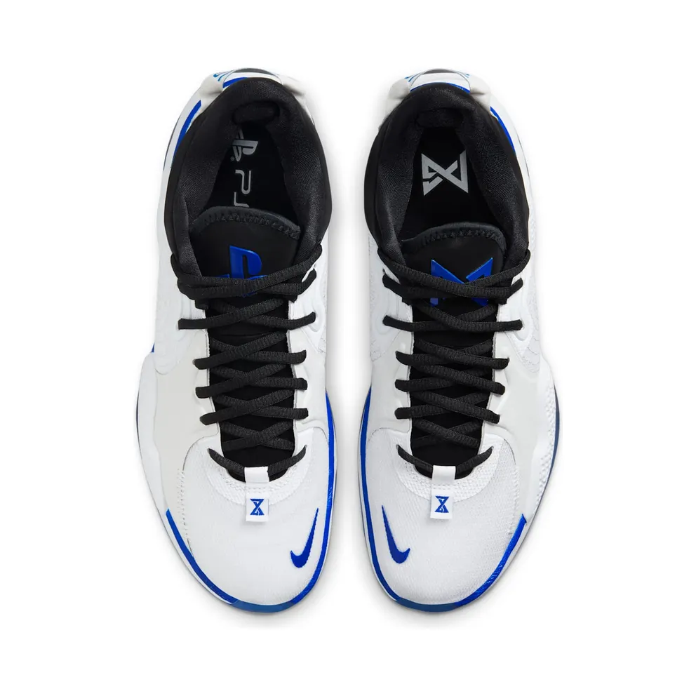 Nike PG 5 PlayStation (2021) – “White / Royal / Black” (CW3144-100)
