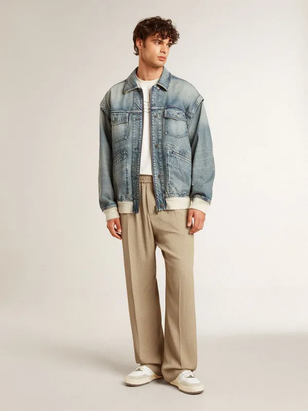 Golden Goose Men’S Forty2 With Pink Star And White Leather Heel Tab (GMF00630.F005711.10310) (6)