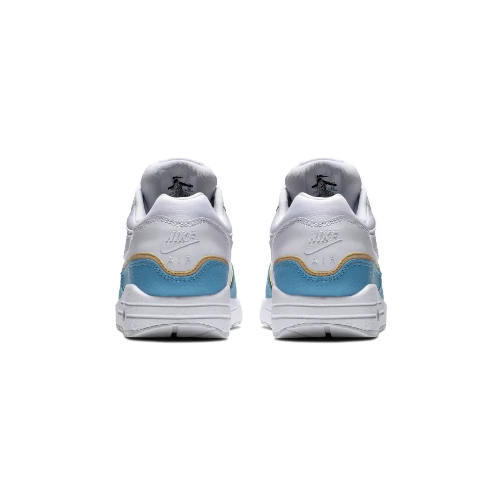 Nike Air Max 1 Liner White Blue (W) White/Blue-Tan (881101-103)