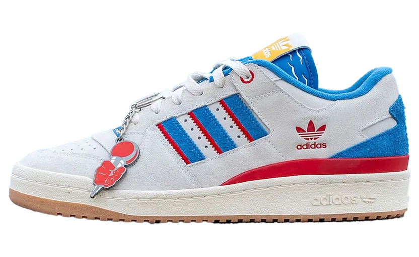 Adidas FORUM LO CL “White/Blue” (JR6383)