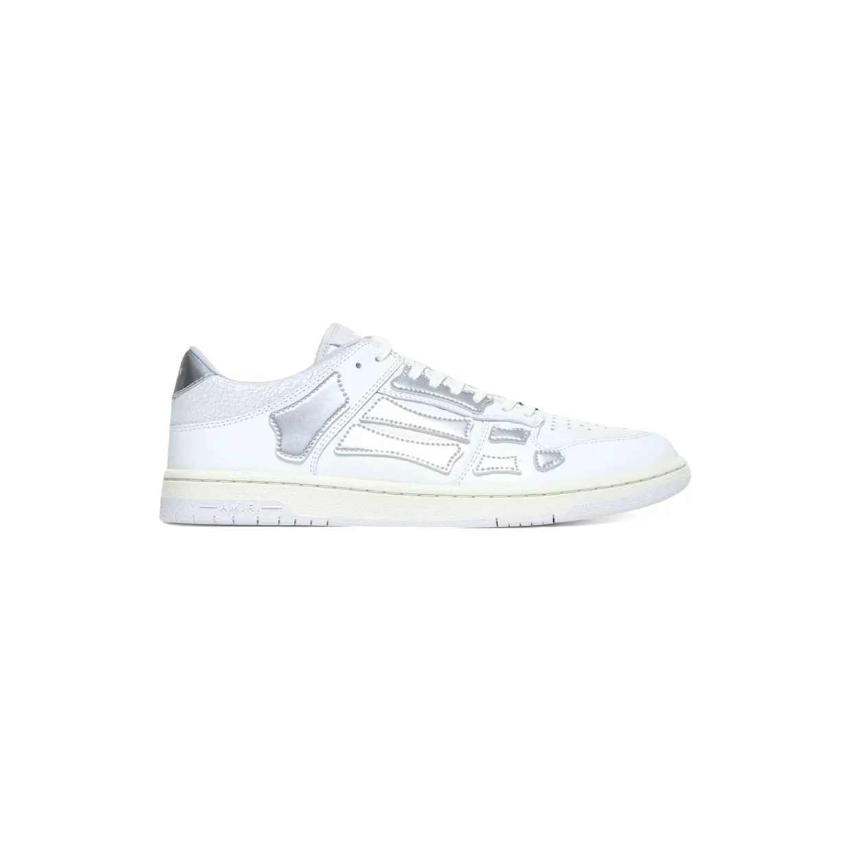 AMIRI Skel Top Low Metallic White Silver (AMFOSR1034-155)