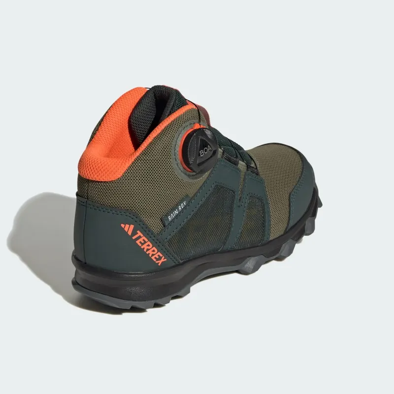 Adidas Terrex BOA Mid RAIN.RDY Hiking Shadow Green / Pulse Olive / Impact Orange (IF7509)