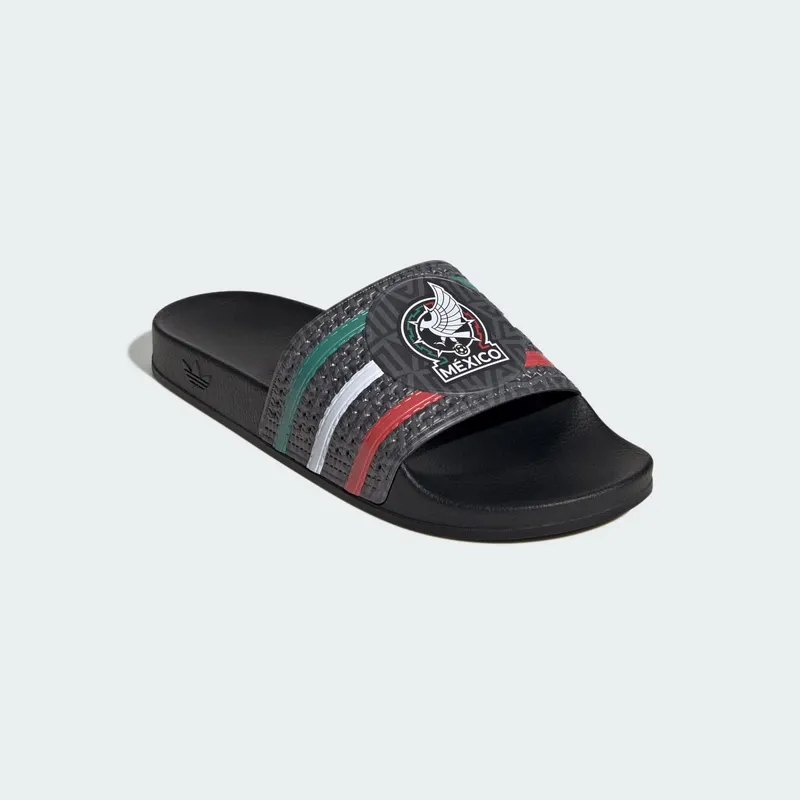 Adidas MEXICO TREFOIL Slides Core Black / Better Scarlet / Core Black (KZ9408)