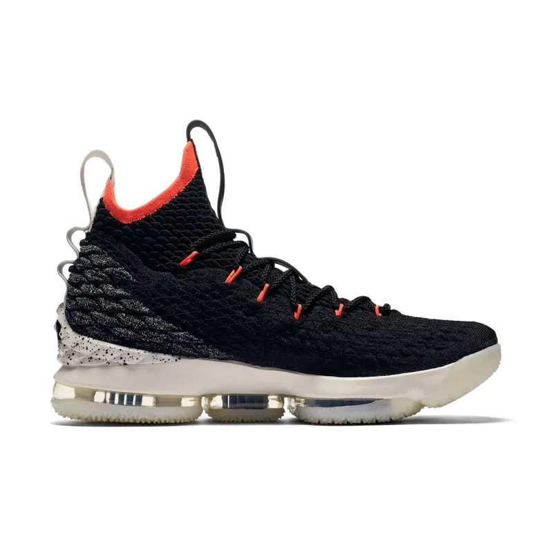 Nike LeBron 15 Black Bright Crimson Black/Black-Sail-Bright Crimson (AQ2363-002)
