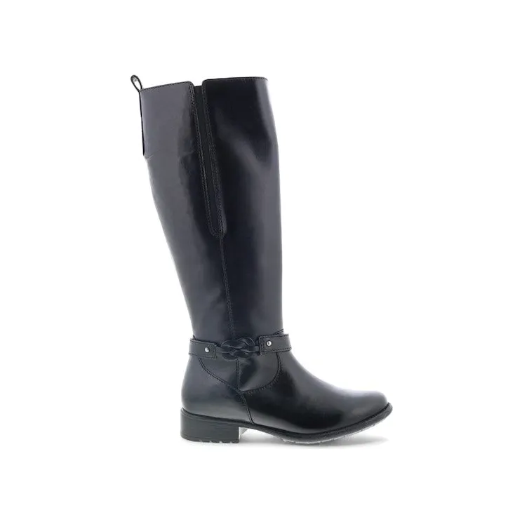 Clarks Plaza Market Black Leather (26112346)