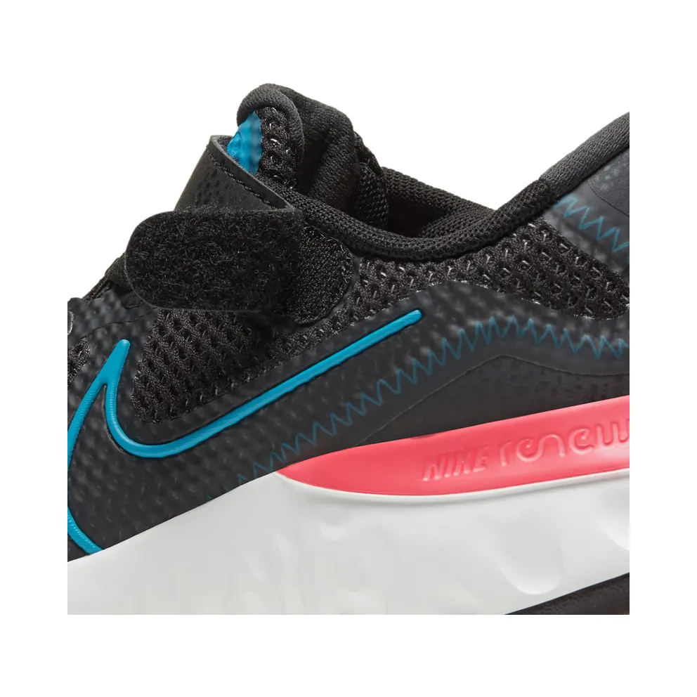 Nike Renew Run Black Laser Blue (PS) Black/Laser Crimson/Dark Smoke (CT1436-090)