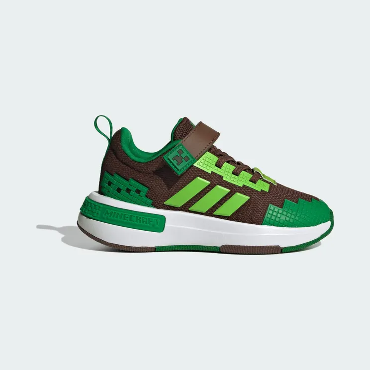 adidas Minecraft Pro Shoes Children “Auburn / Semi Solar Green / Cloud White” (JR1969)