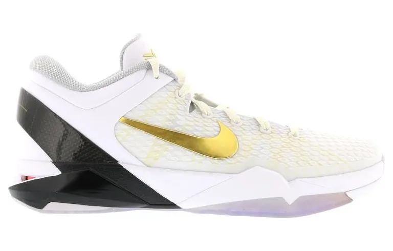 Nike Zoom Kobe VII Elite Home – White Metallic Gold (511371-100)