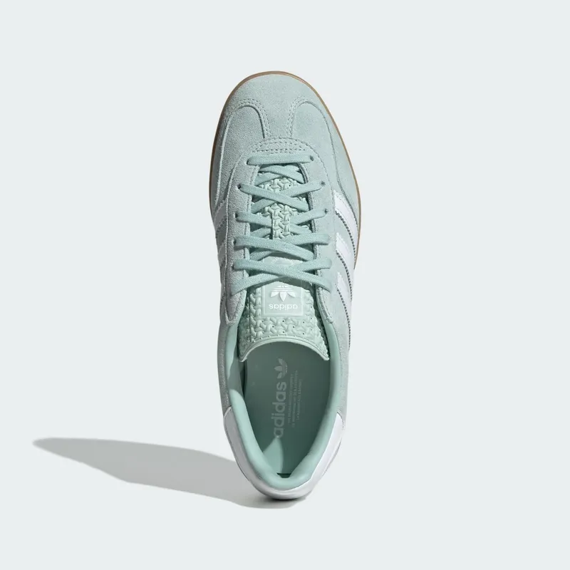 Adidas Gazelle Indoor Ash Green / Cloud White / Gum (JS1396)