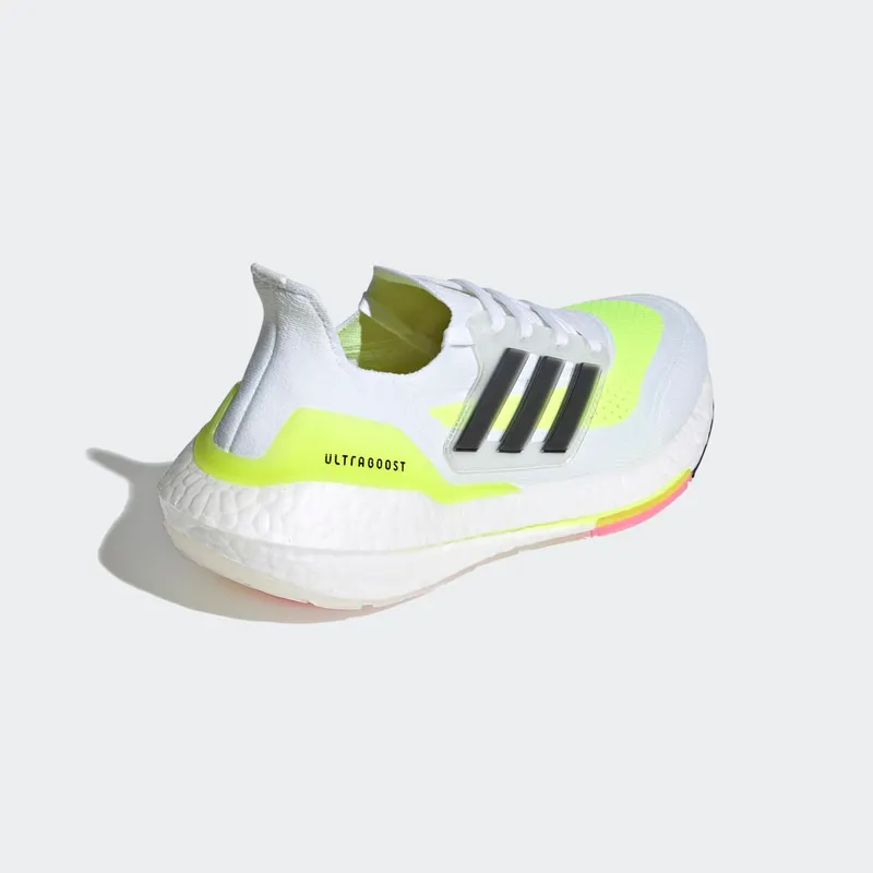 Adidas UltraBoost 21 ‘White Solar Yellow’ Cloud White/Core Black/Solar Yellow (FY0401)