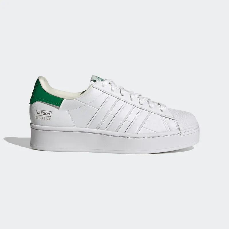 adidas Superstar Bold Cloud White / Off White / Green (FY5481)
