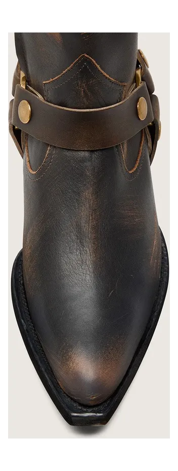 Golden Goose Debbie Boots In Black Leather With Removable Buckle And Bandana (GWF00545.F008800.90541) (5)