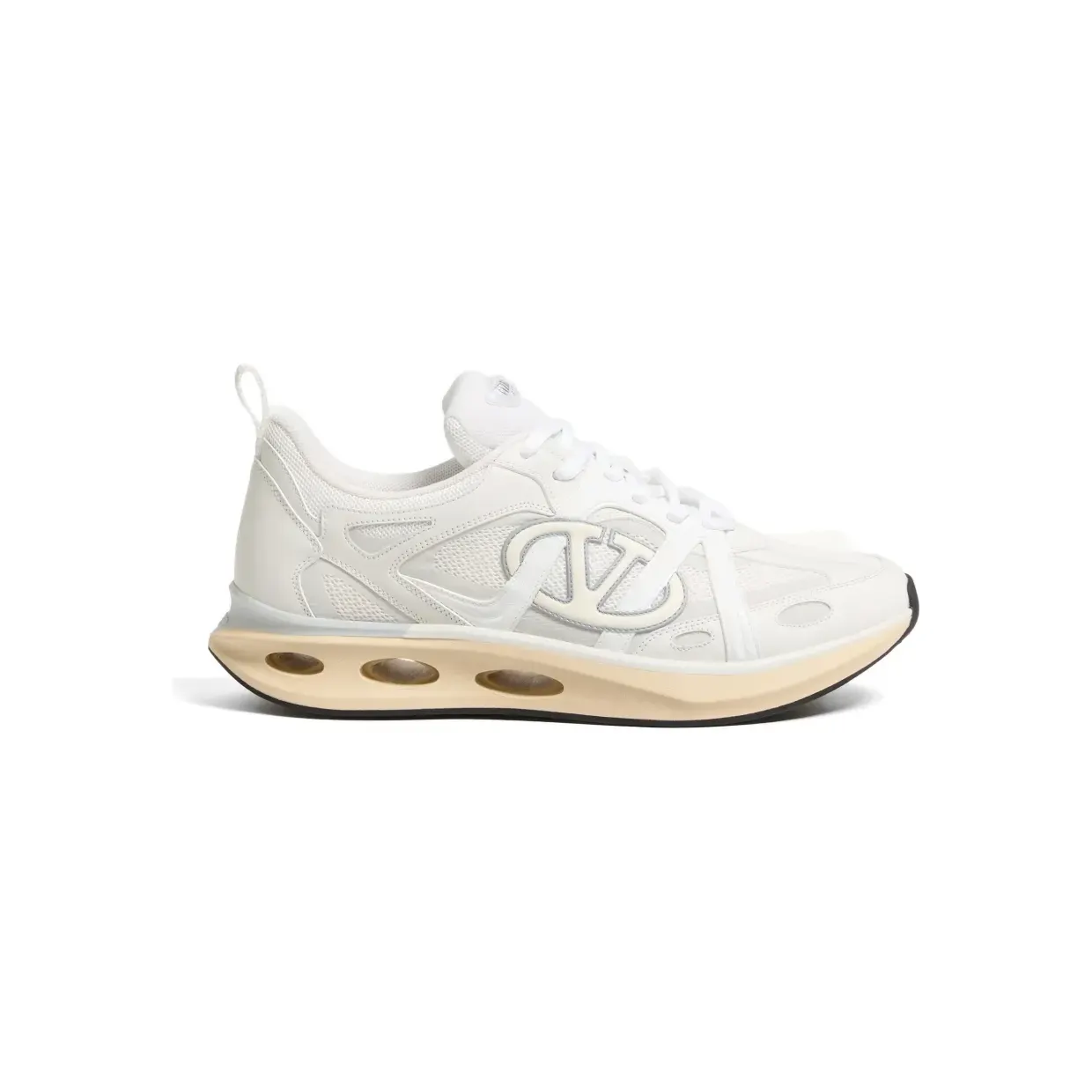 Valentino Garavani VLogo Easyjog mit Schnürung “White” (YS0I25MCH)