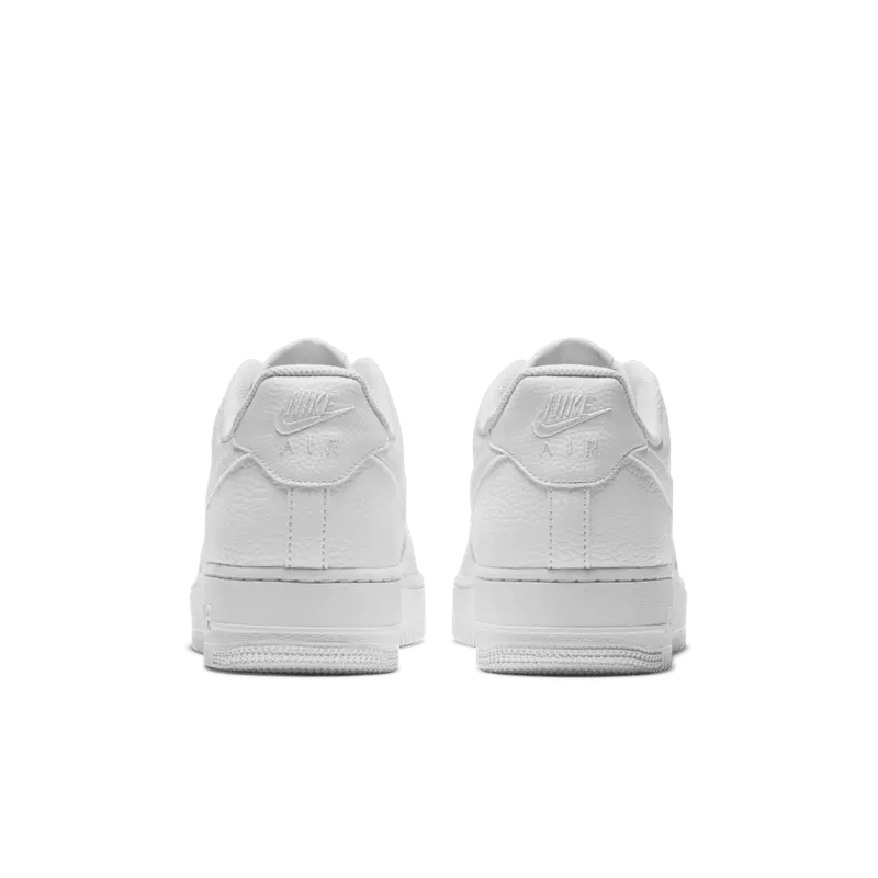 Nike Air Force 1 Low Triple White Tumbled Leather (CZ0326-101)