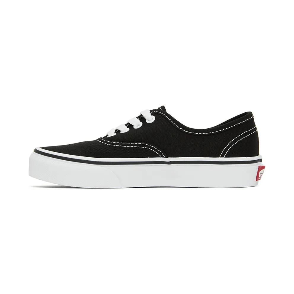 Vans Kids Black Authentic Little Kids (VN000WWX6BT1)