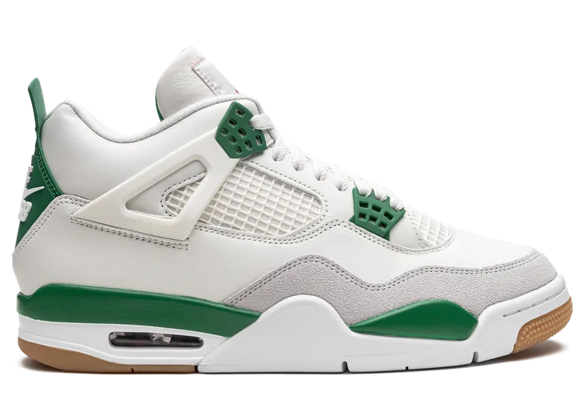 Air Jordan 4 SB “Pine Green”: wit, grijs en één groene lijn die alles bepaalt (5)