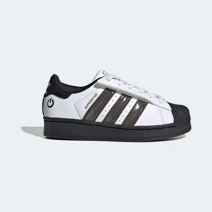 adidas Superstar LED Lights Comfort Closure Cloud White Black Toe (JS1290)