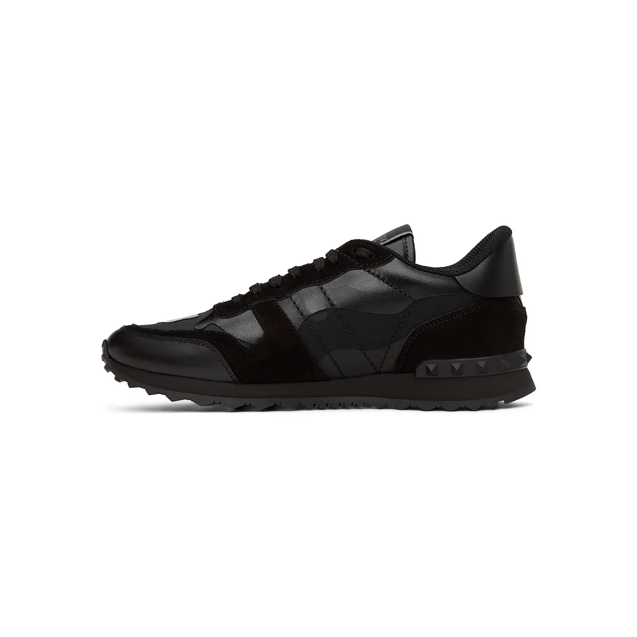 Valentino Garavani Black Camo Rockrunner Sneakers (WY0S0723NSD) (3)