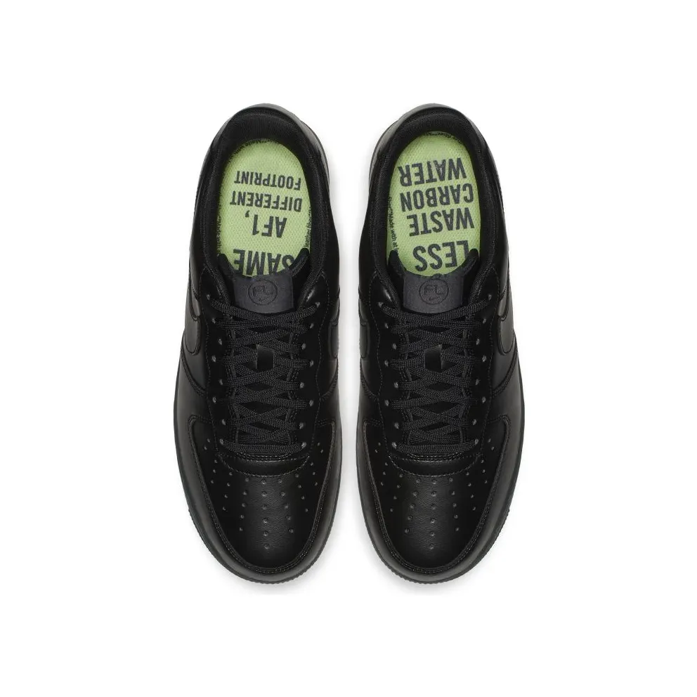 Nike Air Force 1 Flyleather Black Black/Black-Black (BV1391-001)