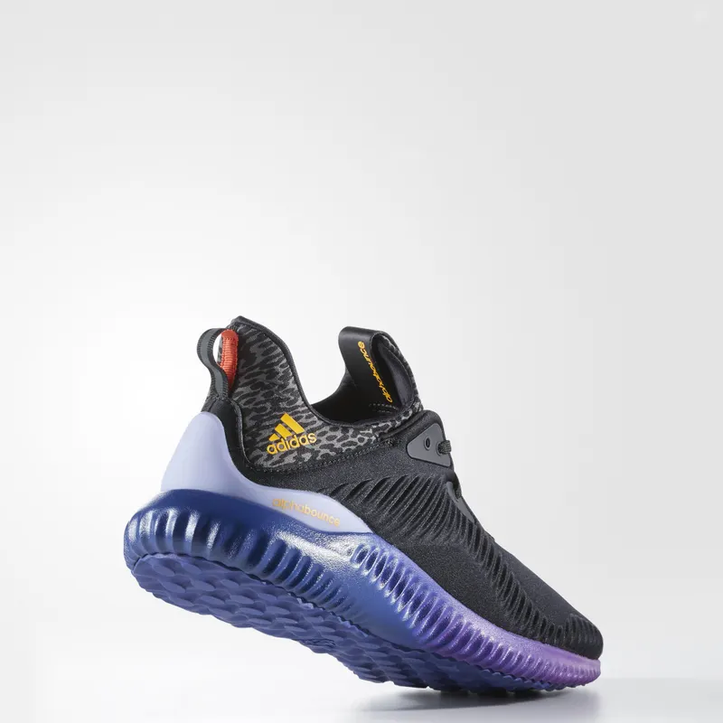 adidas AlphaBounce Solar Gold Core Black/Solar Gold/Shock Purple (B42351)