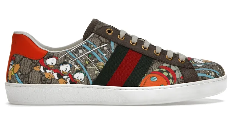 Gucci Ace x Disney Huey, Dewey, Louie Print