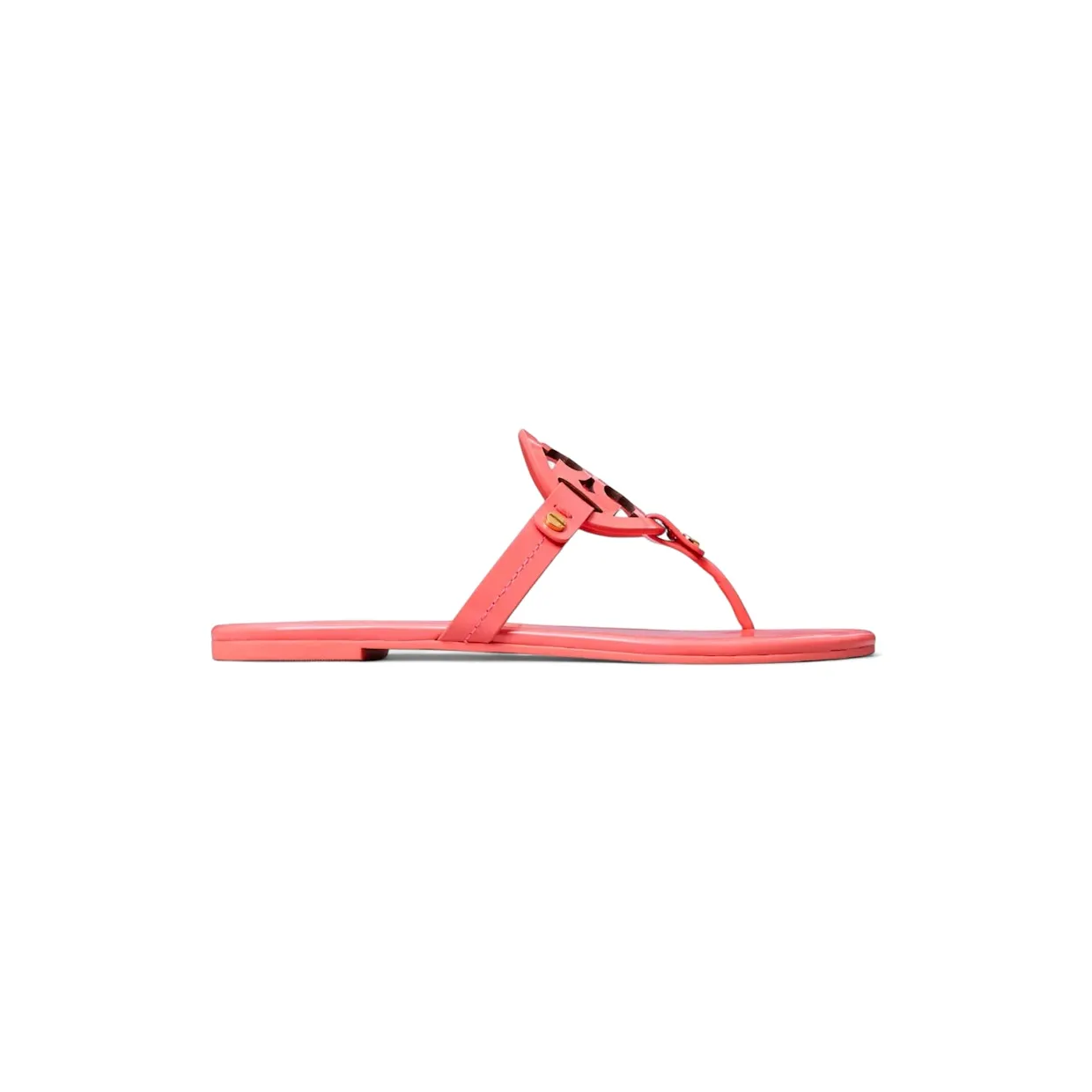 Tory Burch Miller Thong Sandals Coral Crush Pink (11743-651)