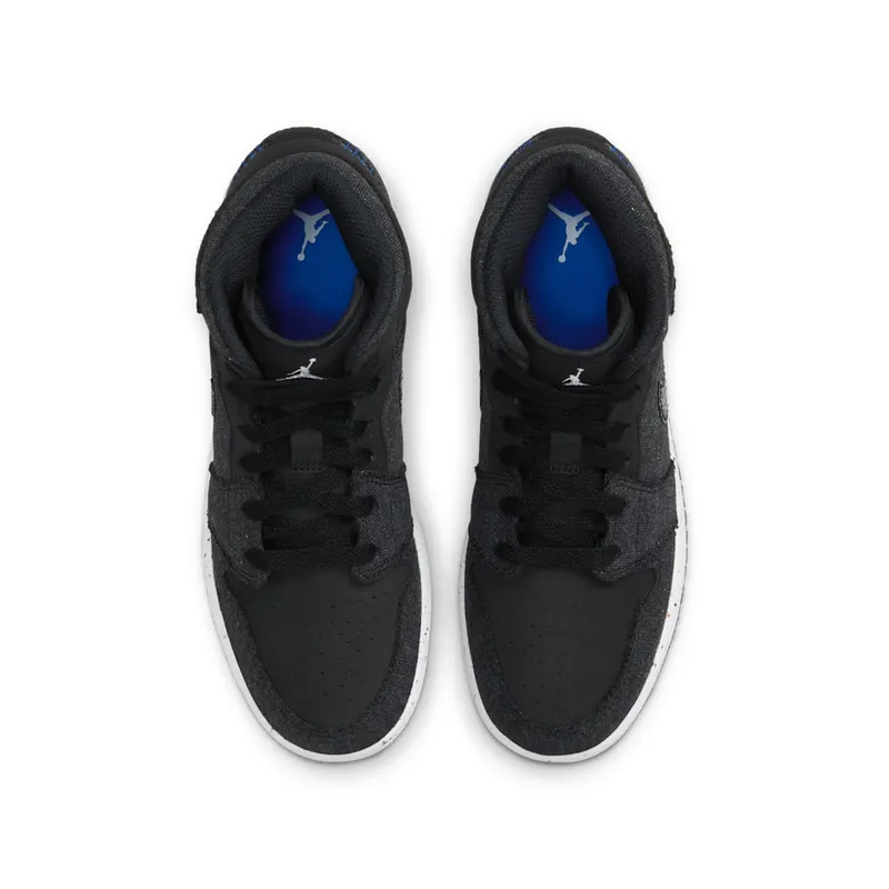 Jordan 1 Mid SE Crater Black (GS) (DM4334-001)