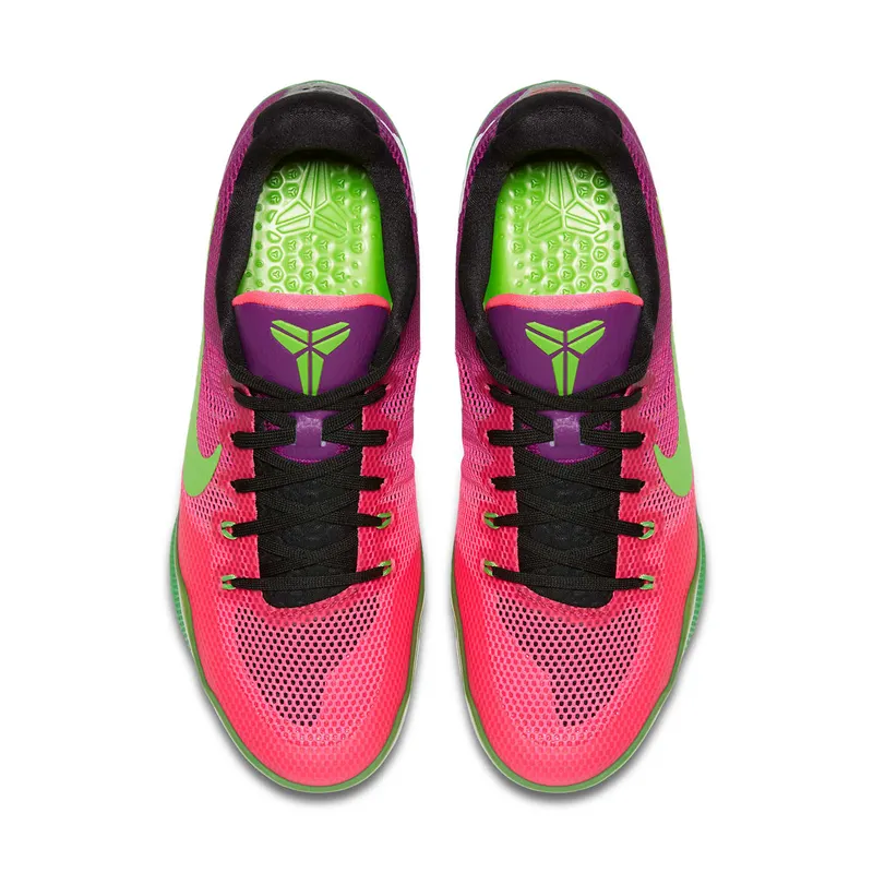 Nike Kobe 11 EM Low Mambacurial Pink Flash/Action Green-Red Plum (836183-635)