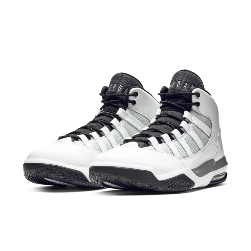 Jordan Max Aura White Metallic Silver Black White/Metallic Silver-Black (AQ9084-102)