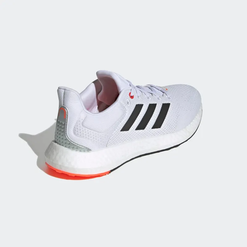 Adidas Pureboost 21 Cloud White / Core Black / Solar Red (GY5099)