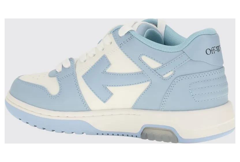 Off-White Out Of Office Bicolor Leather Sneakers with Applied Logo White (W259C9L0060140) (2)