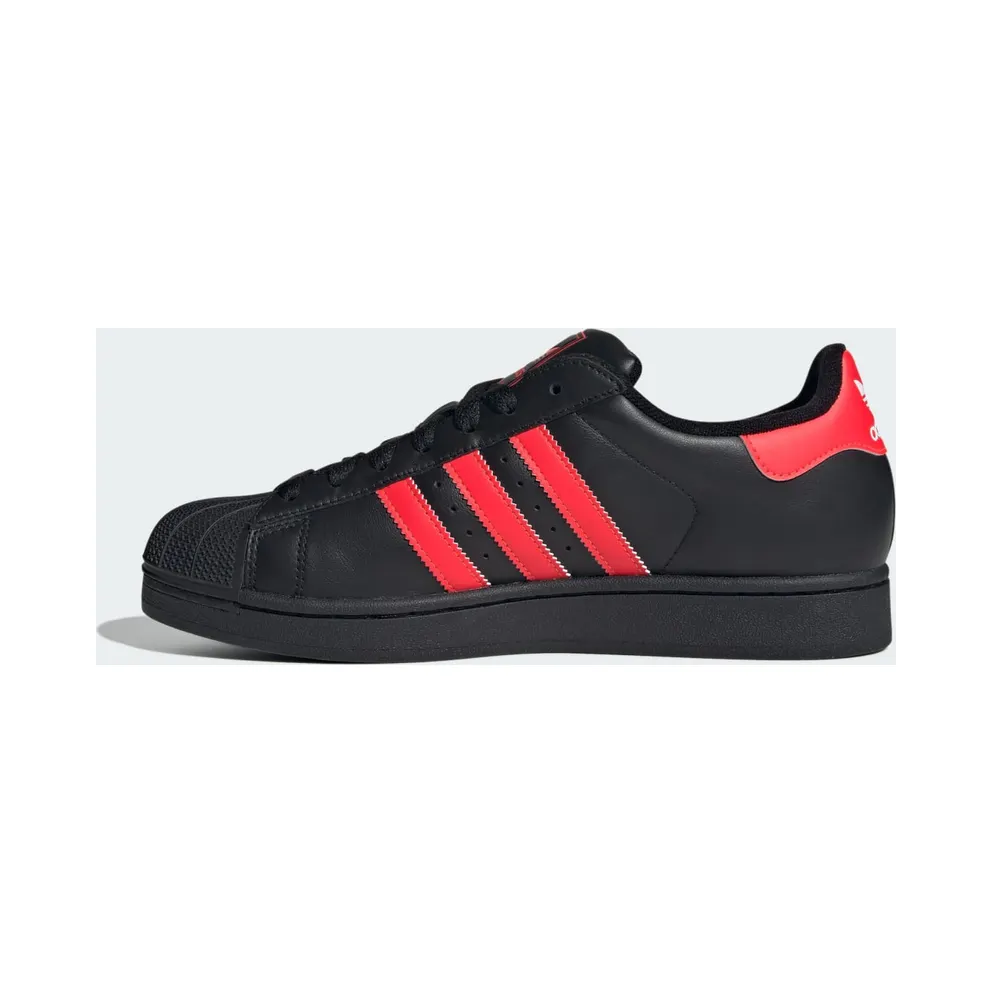 Adidas SUPERSTAR II “Core Black Lucid Red Cloud White” (JQ3176)