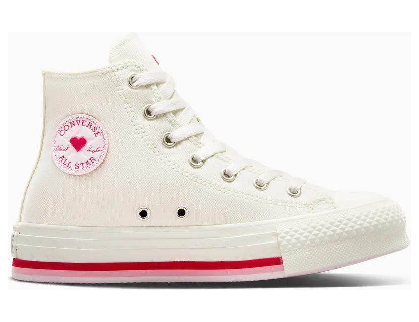 Converse Chuck Taylor All Star Lift Valentine’s Day Platform Vintage White/Red (A10716C)